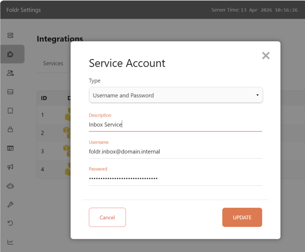 Inbox – Receiving email to shared folders