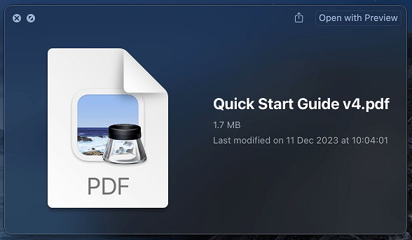 macOS Quick Look / Previews Not Working with Apple File Provider